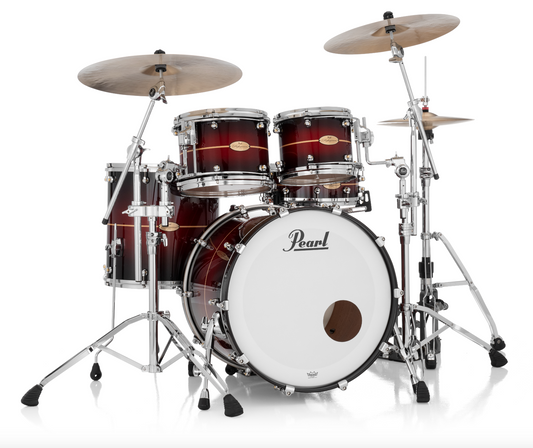 Pearl Reference One 4 Piece Shell Pack "XESP" - 22" Bass Drum NATURAL BANDED REDBURST