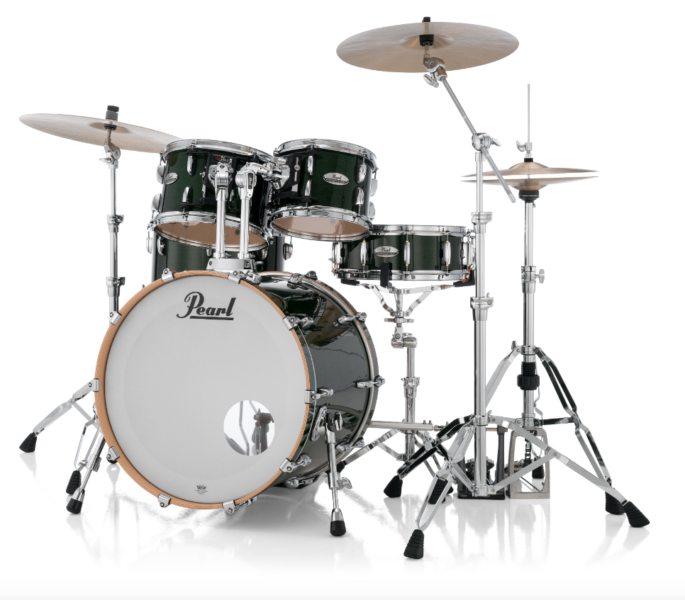 Pearl Professional Series 4 Piece Shell Pack - 22" Bass Drum EMERALD MIST