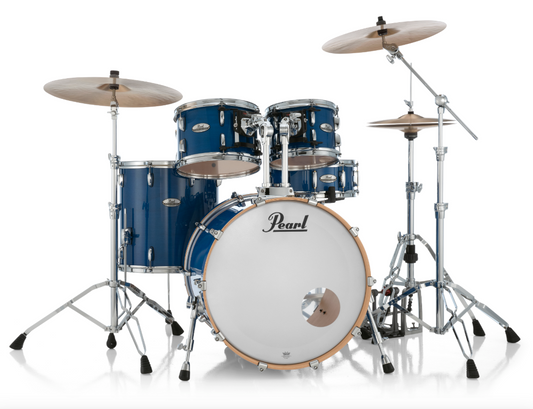 Pearl Professional Series 4 Piece Shell Pack - 22" Bass Drum SHEER BLUE