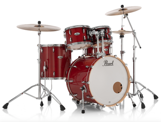 Pearl Professional Series 4 Piece Shell Pack - 22" Bass Drum SEQUOIA RED