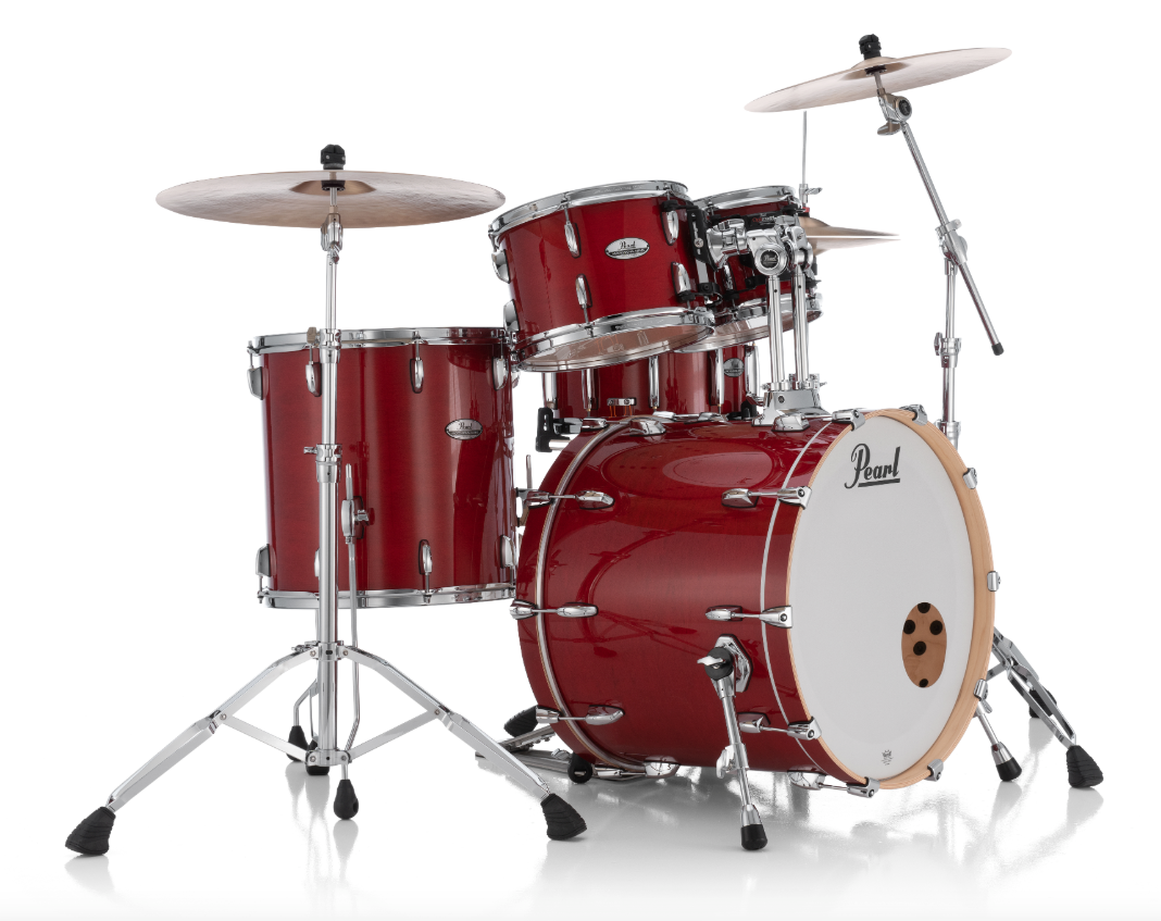 Pearl Professional Series 4 Piece Shell Pack - 22" Bass Drum SEQUOIA RED