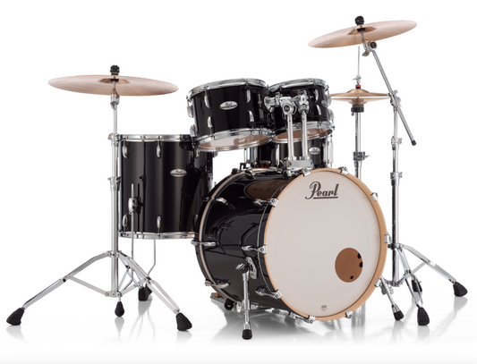 Pearl Professional Series 4 Piece Shell Pack - 22" Bass Drum PIANO BLACK