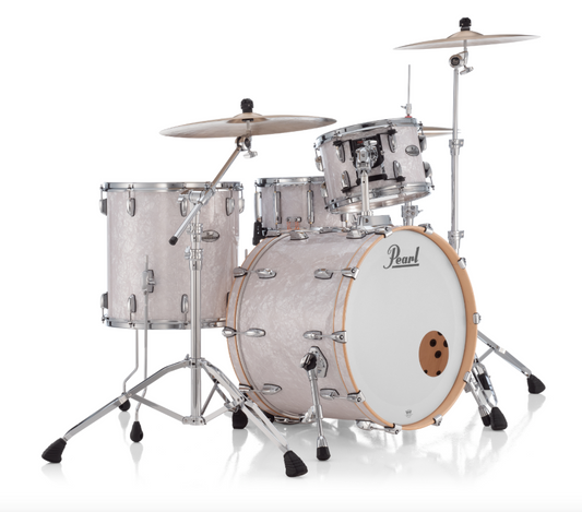 Pearl Professional Series 3 Piece Shell Pack - 22" Bass Drum WHITE MARINE PEARL