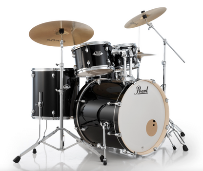 Pearl Export 5-Piece Drum Set - 22" Bass Drum JET BLACK