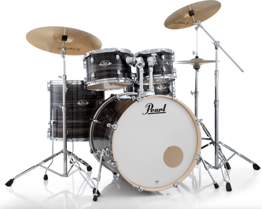 Pearl Export 5-Piece Drum Set With Sabian Cymbals - 20" Bass Drum METALLIC AMETHYST TWIST