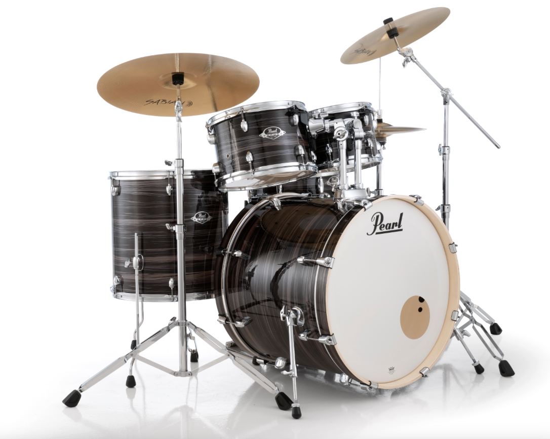 Pearl Export 5-Piece Drum Set With Sabian Cymbals - 20" Bass Drum METALLIC AMETHYST TWIST