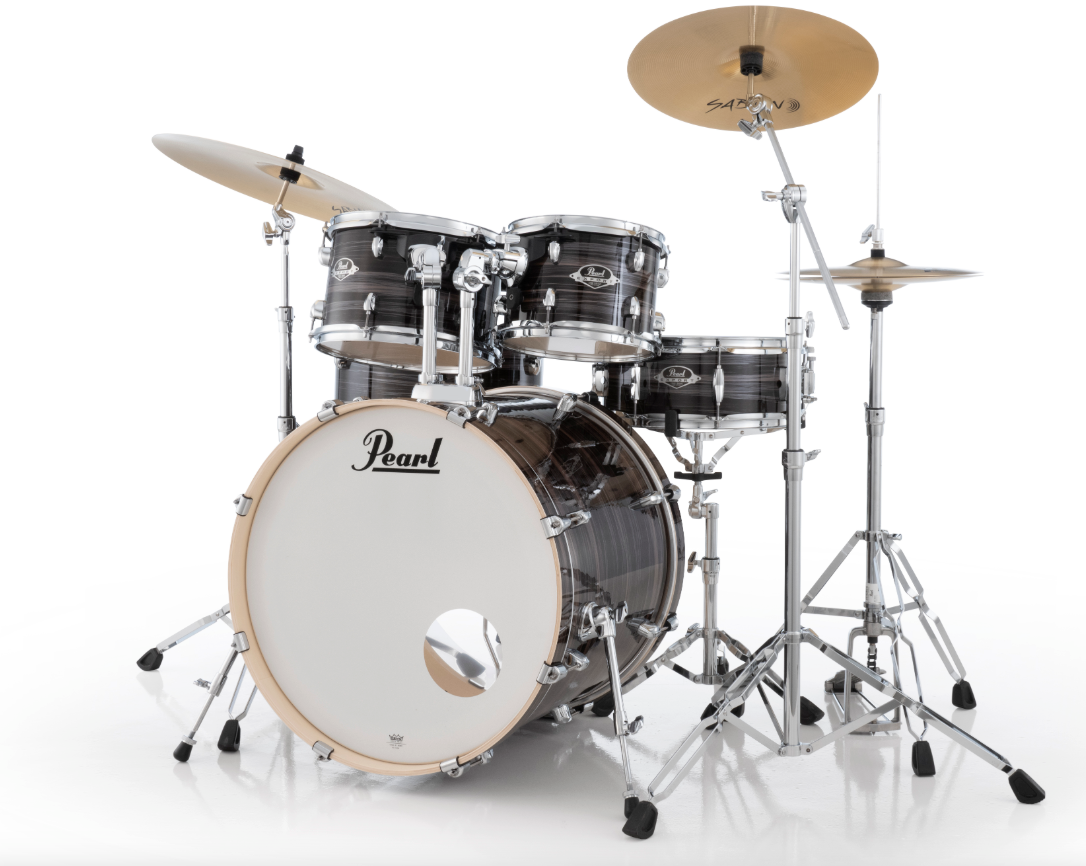 Pearl Export 5-Piece Drum Set With Sabian Cymbals - 20" Bass Drum METALLIC AMETHYST TWIST