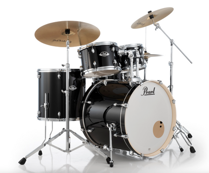 Pearl Export 5-Piece Drum Set - 20" Bass Drum JET BLACK