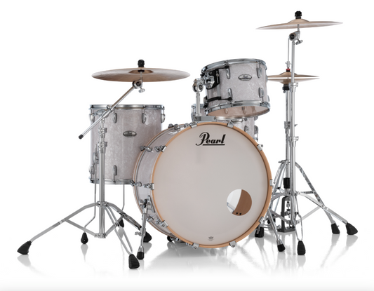 Pearl Professional Series 3 Piece Shell Pack - 24" Bass Drum WHITE MARINE PEARL