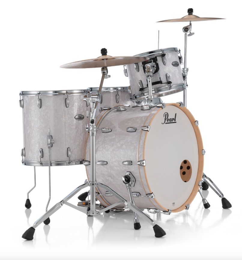 Pearl Professional Series 3 Piece Shell Pack - 24" Bass Drum WHITE MARINE PEARL