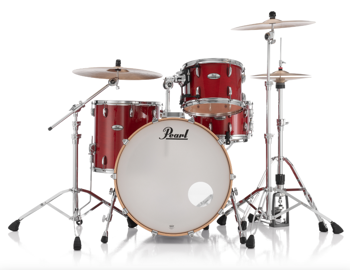 Pearl Professional Series 3 Piece Shell Pack - 24" Bass Drum SEQUOIA RED