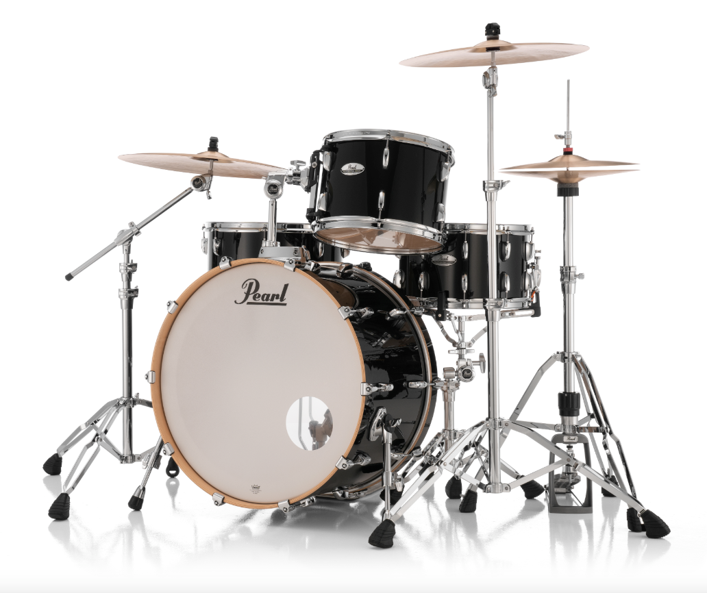 Pearl Professional Series 3 Piece Shell Pack - 24" Bass Drum PIANO BLACK