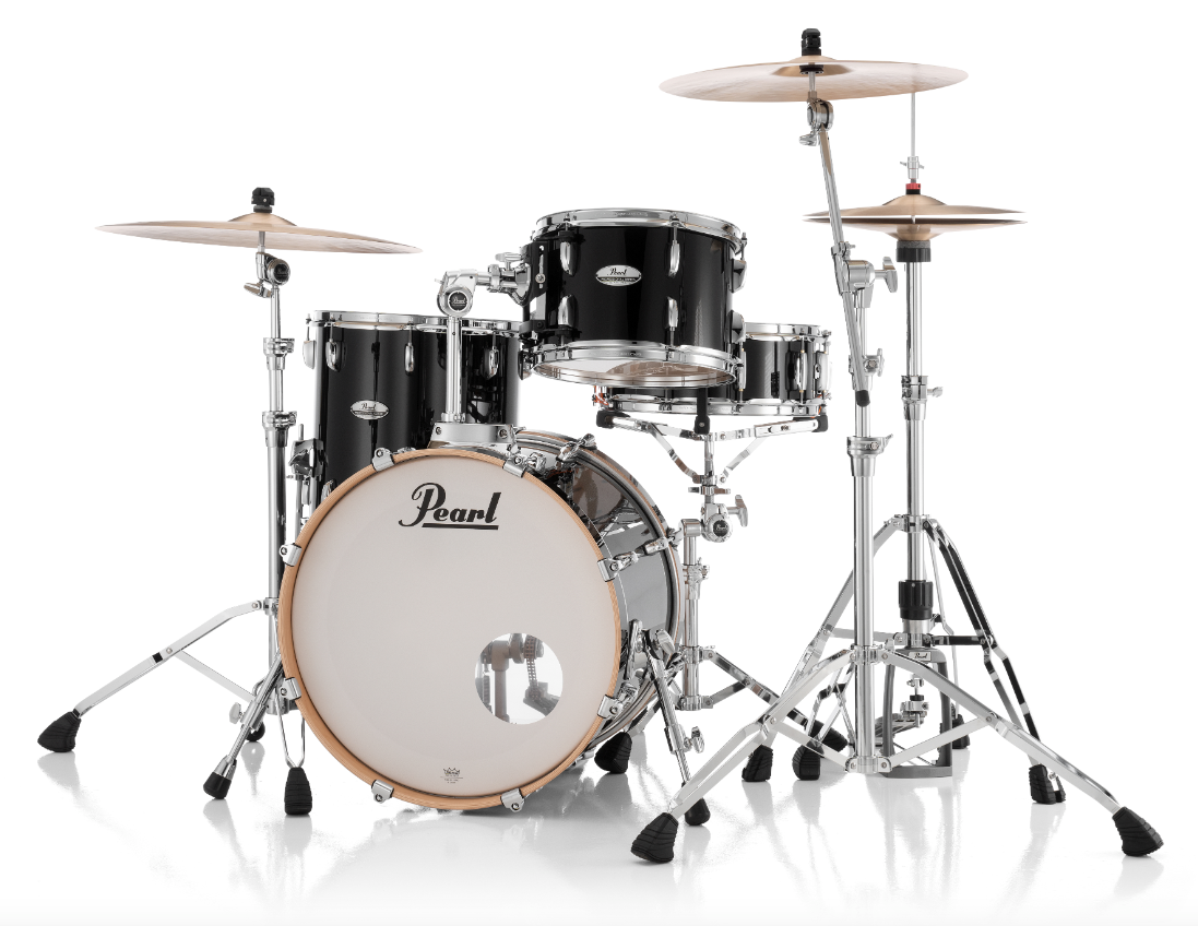 Pearl Professional Series 3 Piece Shell Pack - 20" Bass Drum PIANO BLACK