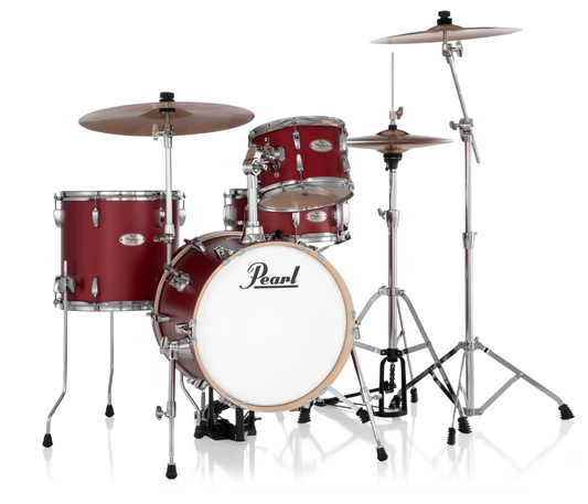 Pearl Midtown 4-piece Shell Pack - 16" Bass Drum MATTE RED