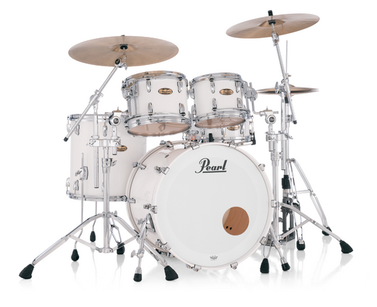 Pearl Masters Maple Pure 4 Piece Shell Pack "XSP" - 22" Bass Drum ARCTIC WHITE