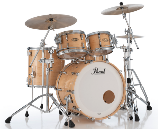 Pearl Masters Maple Pure 4 Piece Shell Pack "XSP" - 22" Bass Drum NATURAL MAPLE