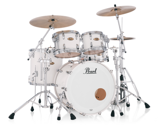 Pearl Masters Maple Pure 4 Piece Shell Pack "XESP" - 22" Bass Drum ARCTIC WHITE
