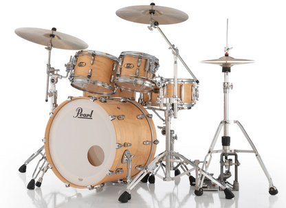 Pearl Masters Maple Pure 4 Piece Shell Pack "XESP" - 22" Bass Drum NATURAL MAPLE