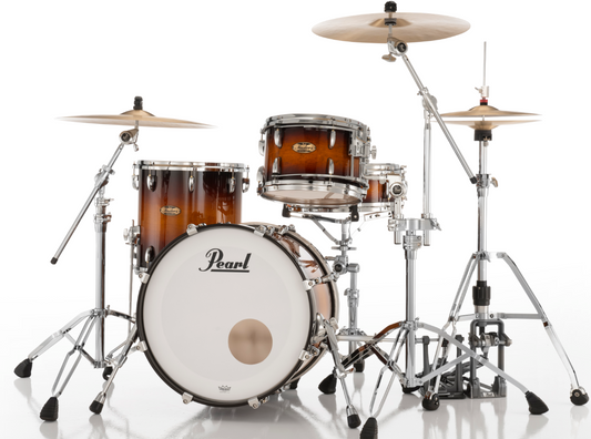 Pearl Masters Maple Pure 3 Piece Shell Pack - 20" Bass Drum VINTAGE TOBACCO BURST