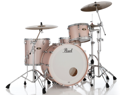 Pearl Masters Maple Gum 3-Piece Shell Pack - 24" Bass Drum SATIN ROSE GOLD