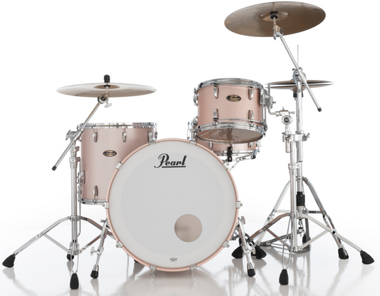 Pearl Masters Maple Gum 3-Piece Shell Pack - 24" Bass Drum SATIN ROSE GOLD