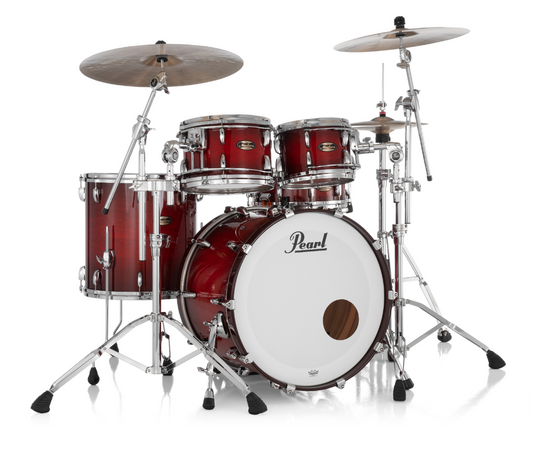 Pearl Masters Maple Gum 4-Piece Shell Pack "XSP" - 22" Bass Drum DEEP REDBURST