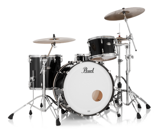 Pearl Masters Maple 3 Piece Shell Pack - 24" Bass Drum PIANO BLACK