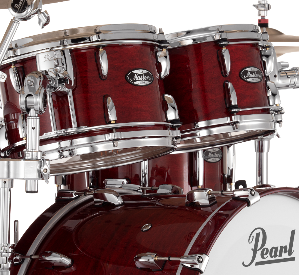Pearl Masters Maple 4 Piece Shell Pack "XSP" - 22" Bass Drum NATURAL CHERRY