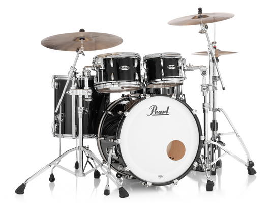 Pearl Masters Maple 4 Piece Shell Pack "XSP" - 22" Bass Drum PIANO BLACK