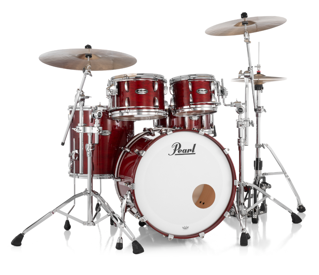 Pearl Masters Maple 4 Piece Shell Pack "XSP" - 22" Bass Drum NATURAL CHERRY