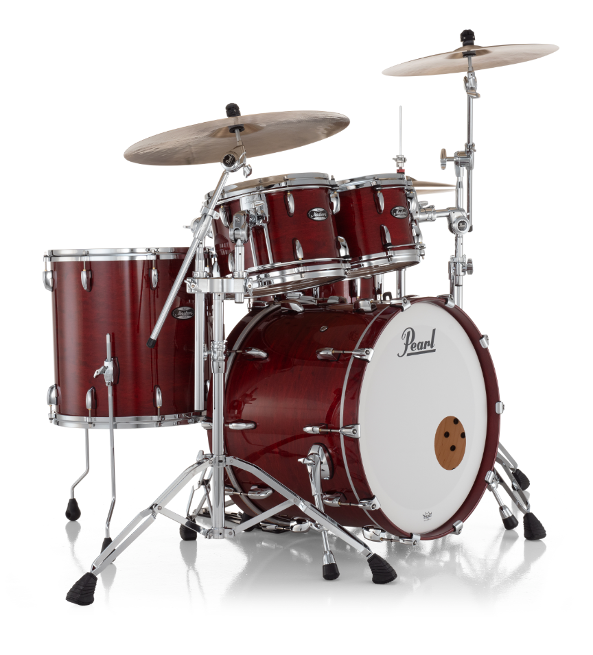 Pearl Masters Maple 4 Piece Shell Pack "XESP" - 22" Bass Drum NATURAL CHERRY