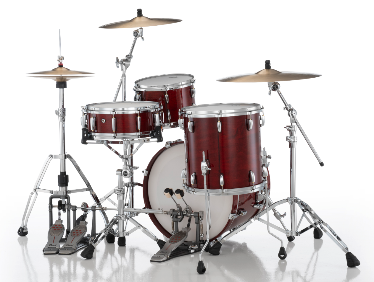 Pearl Masters Maple 3 Piece Shell Pack - 20" Bass Drum NATURAL CHERRY