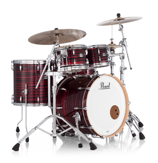 Pearl Masters Maple 4 Piece Shell Pack "XSP" - 22" Bass Drum RED OYSTER SWIRL