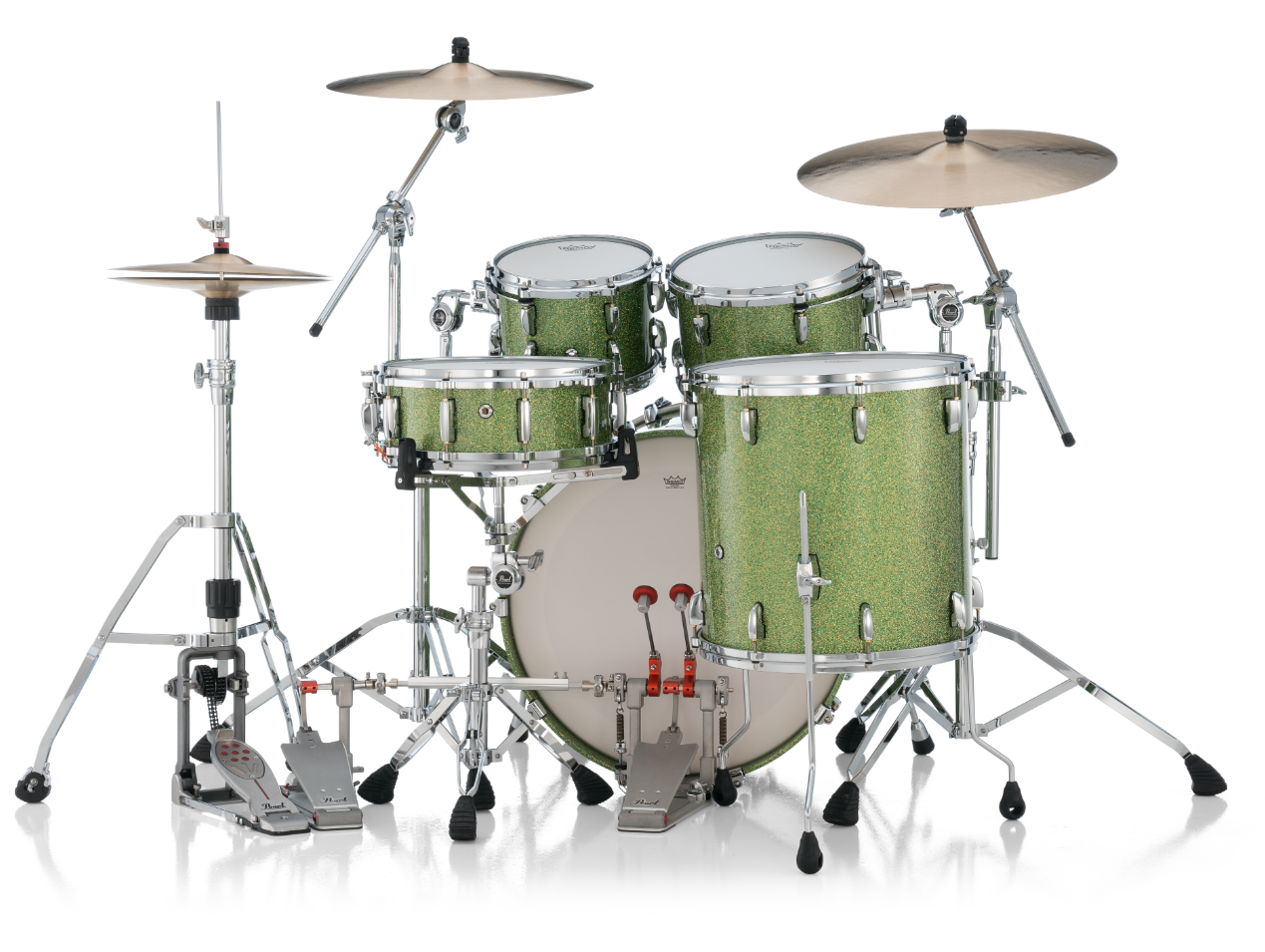 Pearl Masters Maple 4 Piece Shell Pack "XSP" - 22" Bass Drum SHIMMER OF OZ