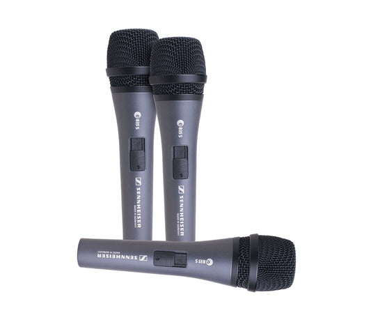 Sennheiser THREEPACK835 3 Pack of 835 Cardioid Dynamic Vocal Microphone