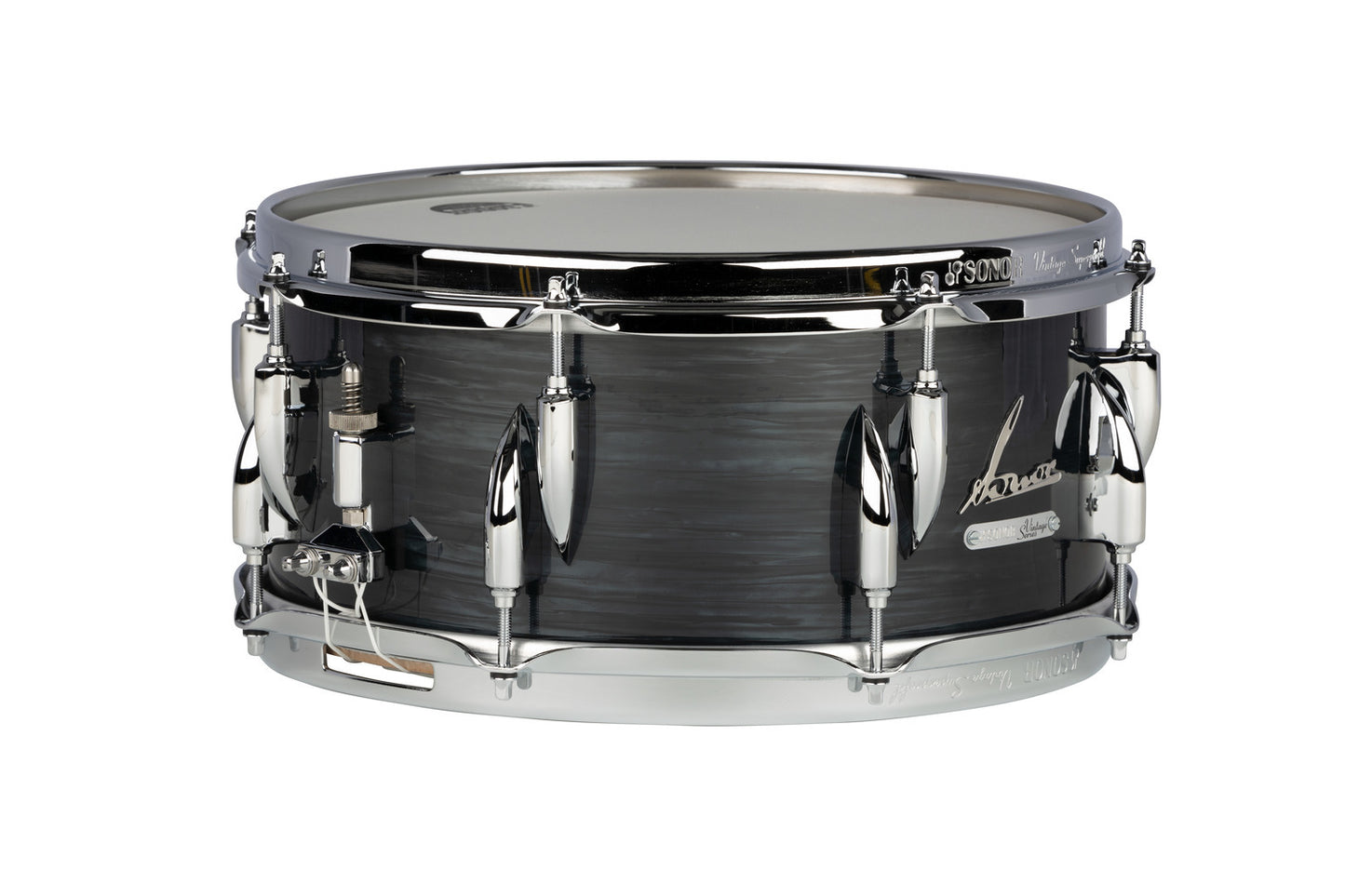 VINTAGE SERIES  13"X 6" SNARE DRUM-VINTAGE BLACK SLATE