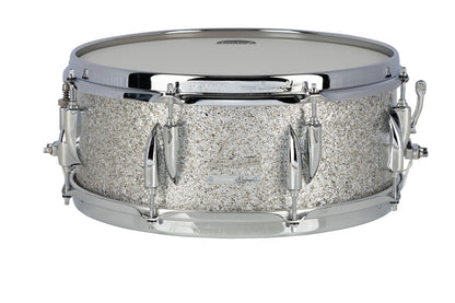 VINTAGE SERIES 14"X 5.75" SNARE DRUM-VINTAGE SILVER GLITTER