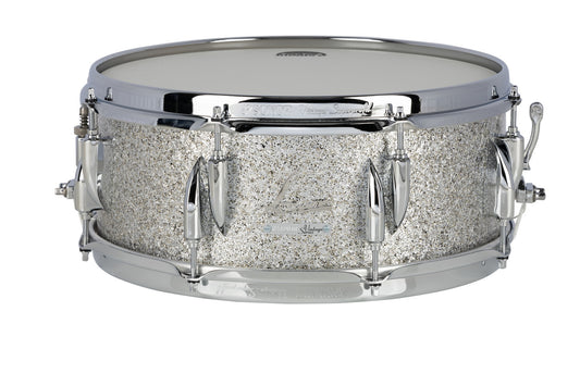 VINTAGE SERIES 14"X 5.75" SNARE DRUM-VINTAGE SILVER GLITTER