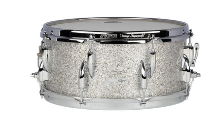 VINTAGE SERIES 14"X 6.5" SNARE DRUM-VINTAGE SILVER GLITTER