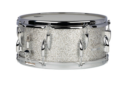 VINTAGE SERIES 14"X 6.5" SNARE DRUM-VINTAGE SILVER GLITTER
