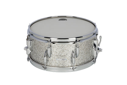 VINTAGE SERIES 14"X 6.5" SNARE DRUM-VINTAGE SILVER GLITTER