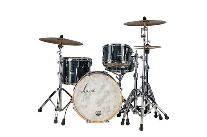 SONOR VINTAGE SERIES 20" 3PC SHELL PACK W/MOUNT-VINTAGE BLACK SLATE