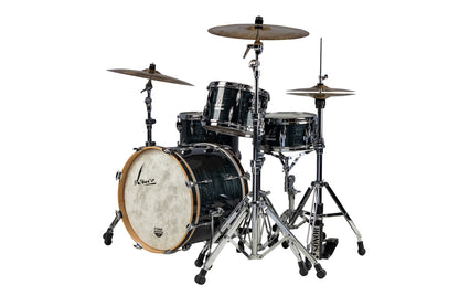 SONOR VINTAGE SERIES 20" 3PC SHELL PACK W/MOUNT-VINTAGE BLACK SLATE