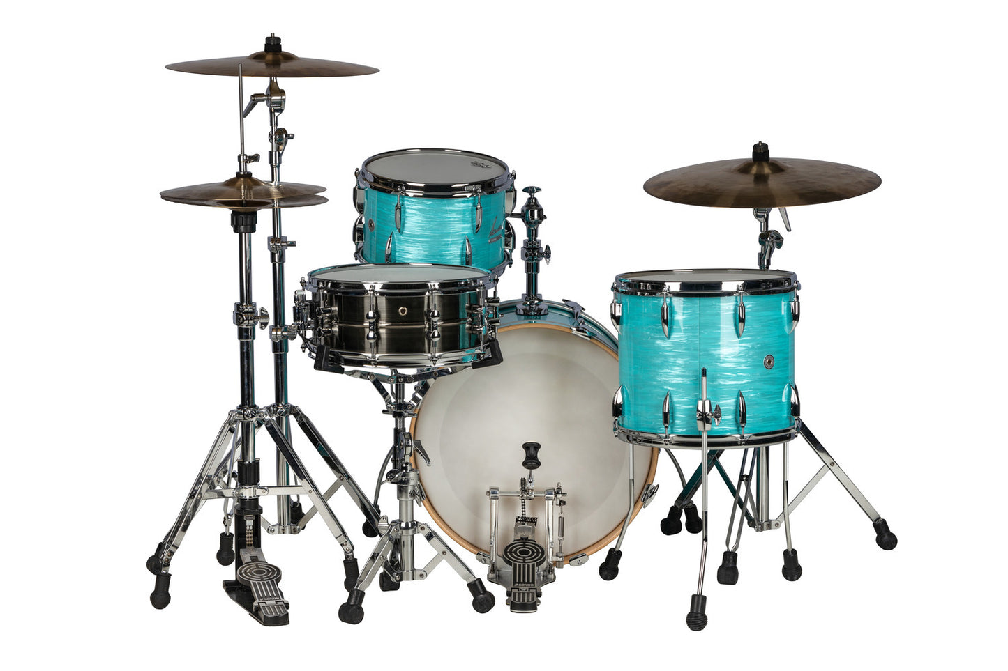 SONOR VINTAGE SERIES 20" 3PC SHELL PACK W/MOUNT-CALIFORNIA BLUE
