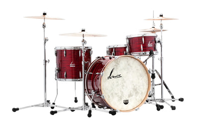 SONOR VINTAGE SERIES 22" 3PC SHELL PACK W/MOUNT-VINTAGE RED OYSTER