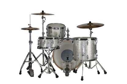 SONOR VINTAGE SERIES 22" 3PC SHELL PACK W/MOUNT-VINTAGE SILVER GLITTER