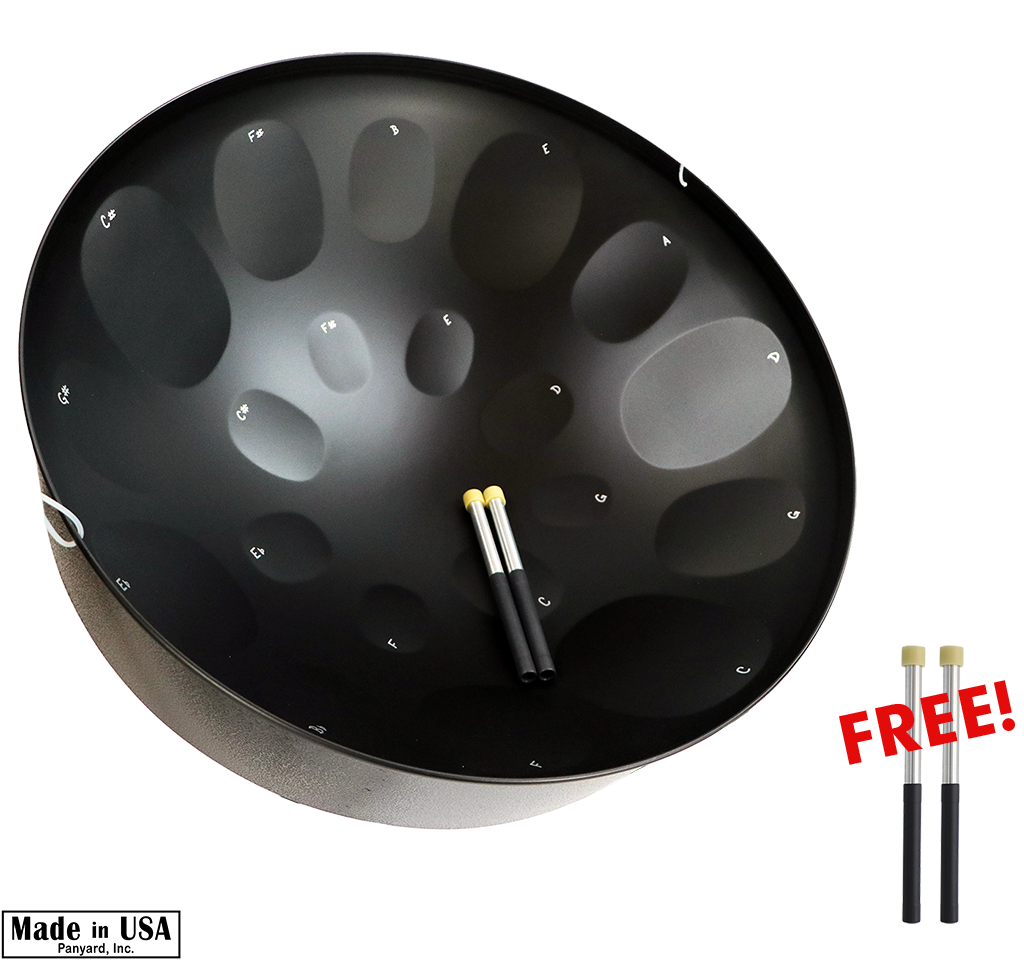 C-20 Lead Steel Pan - Caribbean Night - Pan Only + FREE Mallets