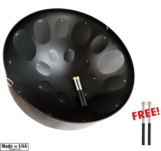 C-20 Lead Steel Pan - Caribbean Night - Pan Only + FREE Mallets