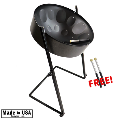 C-20 Lead Steel Pan - Caribbean Night PACKAGE - Pan + Stand + FREE Mallets