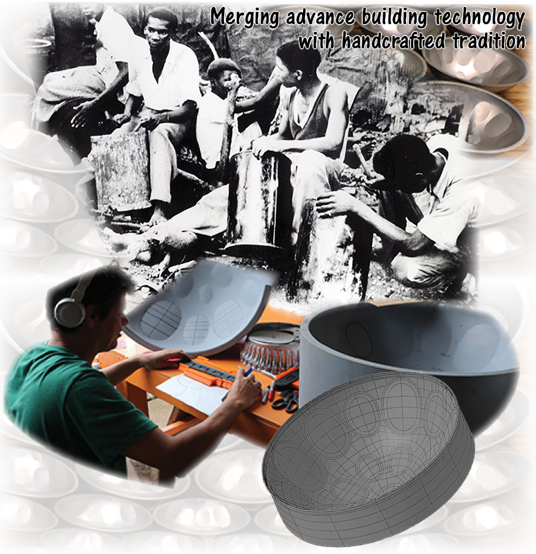 C-20 Lead Steel Pan - Caribbean Night - PLUS PACKAGE - Pan + Stand + Case  + FREE Mallets + FREE How to Play Book